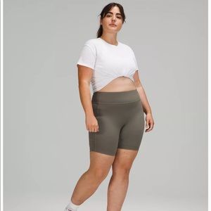 Lululemon invigorate biker shorts 10 inches NWOT